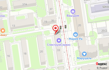 Салон-парикмахерская Облик на улице Достоевского на карте