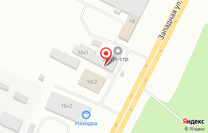 Шиномонтажная мастерская на Западной улице на карте