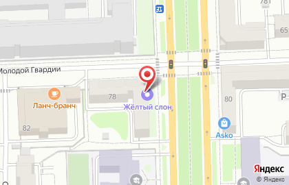 Производственная компания Желтый слон на Октябрьском проспекте на карте