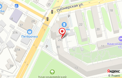 Автомат по продаже воды Живая вода на Пионерской улице на карте
