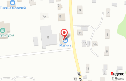 Супермаркет Магнит в Челябинске на карте