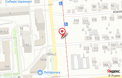 Автостоянка в Новосибирске на карте