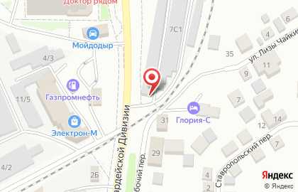 Станция технического обслуживания автомобилей Автомороз на улице Савиных на карте