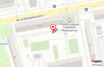Московская муниципальная коллегия адвокатов в проезде Шокальского на карте