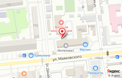 Детский лагерь Интеллект на карте