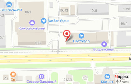 Мобильные системы на Комсомольском проспекте на карте