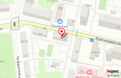Бар Суши WOK на Краснодарской улице на карте