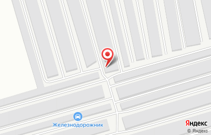 Потребительский гаражно-строительный кооператив №39 Железнодорожник на карте