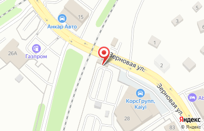 Лада на Зерновой улице на карте