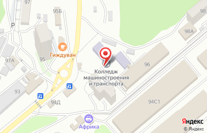 Колледж машиностроения и транспорта во Владивостоке на карте
