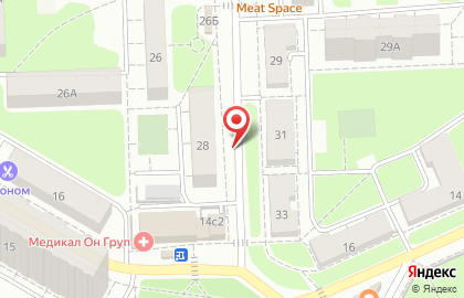 Салон красоты Жемчуг на Народной улице в Подольске на карте