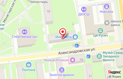 Ювелирный салон-мастерская Инфинити на Александровской улице на карте