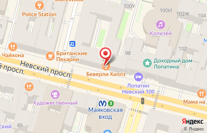 Фотобудка Memopix на Невском проспекте на карте
