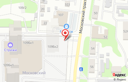 Бюро ритуальных услуг Архангел на Московском тракте на карте