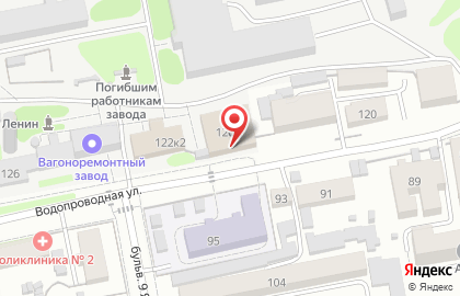 Магазин садово-огородного инвентаря на Водопроводной улице на карте