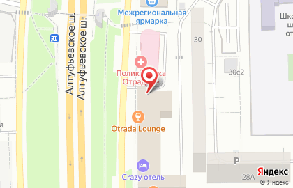 Опель-Алтуфьево на карте
