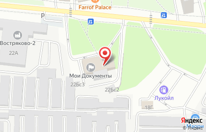 УФМС, Отдел Управления Федеральной миграционной службы России по г. Москве в Южном административном округе в Востряковском проезде на карте