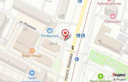 Киоск печатной продукции Газетта на проспекте Кирова на карте