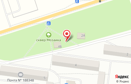 Киоск по ремонту обуви, Гатчинский район на карте