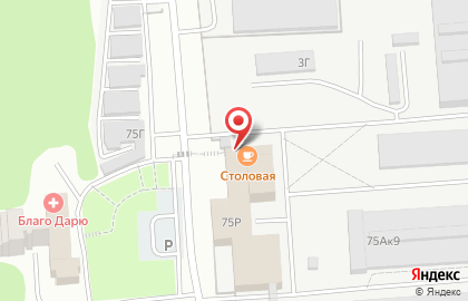 Столовая в Пензе на карте
