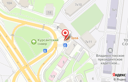 Автокафе Zazacafe в Первореченском районе на карте