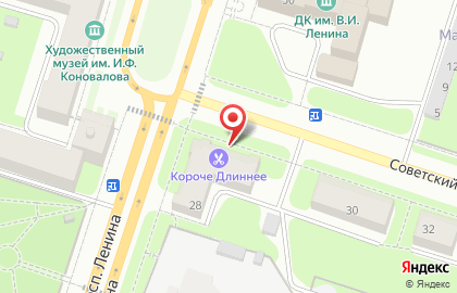 Копировальный салон на Советском проспекте на карте