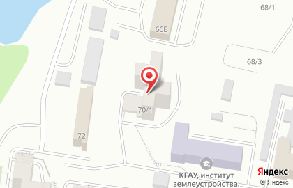 Общежитие КрасГАУ на Свободном проспекте на карте