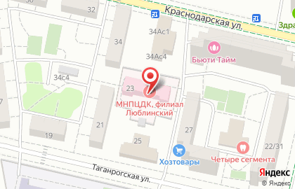 Московский научно-практический центр дерматовенерологии и косметологии департамента здравоохранения г. Москвы в Москве на карте