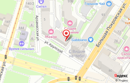 Строительная компания Фаворит в Нижегородском районе на карте