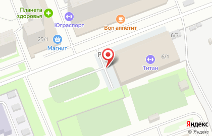 Ледовая арена Титан на карте