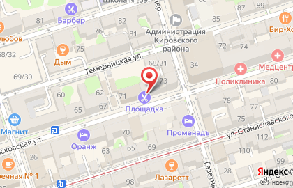 Коллегия адвокатов Правило на Московской улице на карте