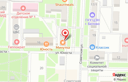 Ювелирная мастерская Карат на Советской улице на карте