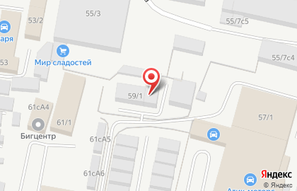 Компания по продаже запчастей Благовещенский автоцентр на карте