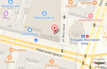 Samsung в ТК "Невский Центр" на карте