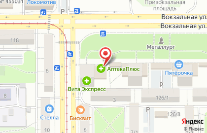 Магазин Равис в Челябинске на карте