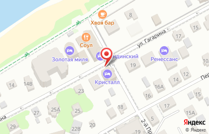 Отель Кристалл в Калининграде на карте