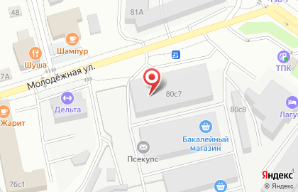 Магазин в Тюмени на карте
