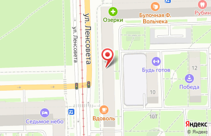 Гипермаркет Улыбка радуги в Московском районе на карте