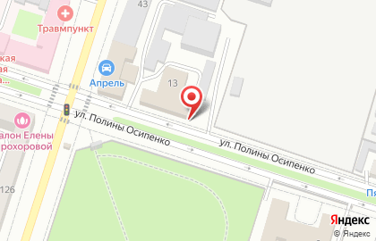 Строительная компания Вид на улице Полины Осипенко на карте
