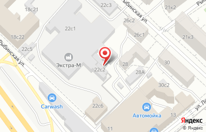 Общежитие HostelCity на 3-й Рыбинской улице, д. 26 на карте