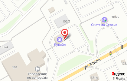 Лукойл в Ханты-Мансийске на карте