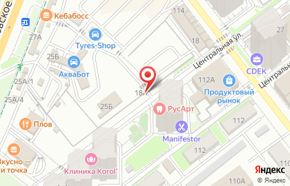 Автостоянка в Самаре на карте
