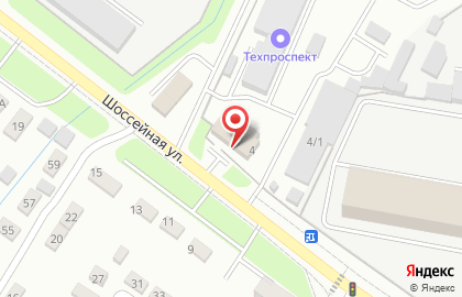 Мебельный салон Кодми на Шоссейной улице на карте