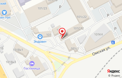 Торговая компания на Омской улице на карте