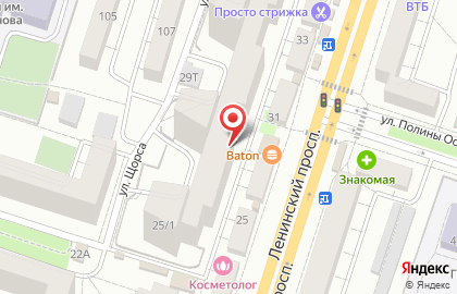 Магазин разливного пива Хмельник на Ленинском проспекте, 25/1 на карте