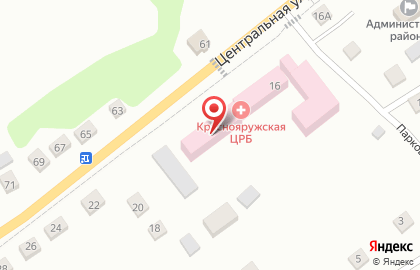 Краснояружская центральная районная больница на карте