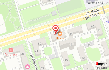 ПЭК: Easyway на улице Мира на карте