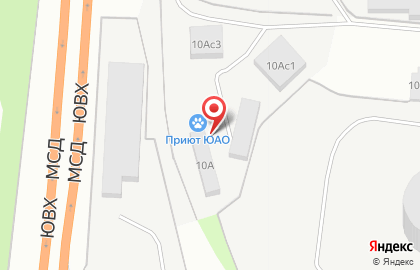 Приют для животных Бирюлево на карте