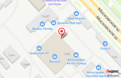 Страховая компания Росгосстрах на Московском шоссе на карте
