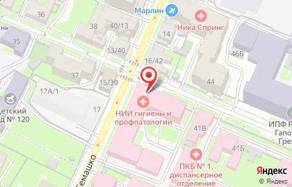 Торговая компания Интермедика в Нижегородском районе на карте